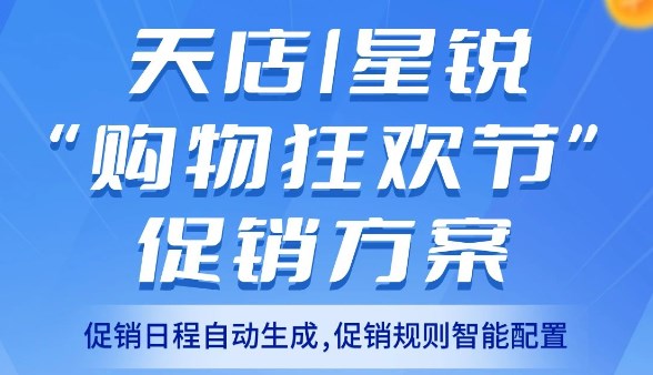 天店星銳“購物狂歡節”促銷方案